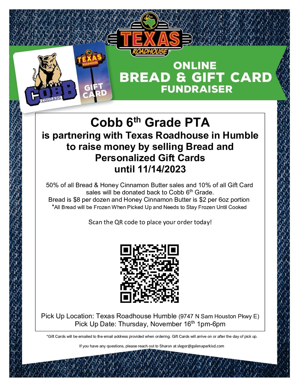  PTA Bread Fundraiser